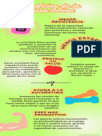 Infografía Sobre Salud y Ejercicio Físico, Gradiente, Amarillo
