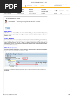 SAP CS - Config - DIP