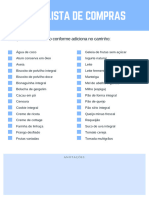 Lista de Compras - Lancheira Mais Saudável