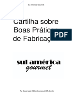 Cartilha Sobre Boas Práticas de Fabricação