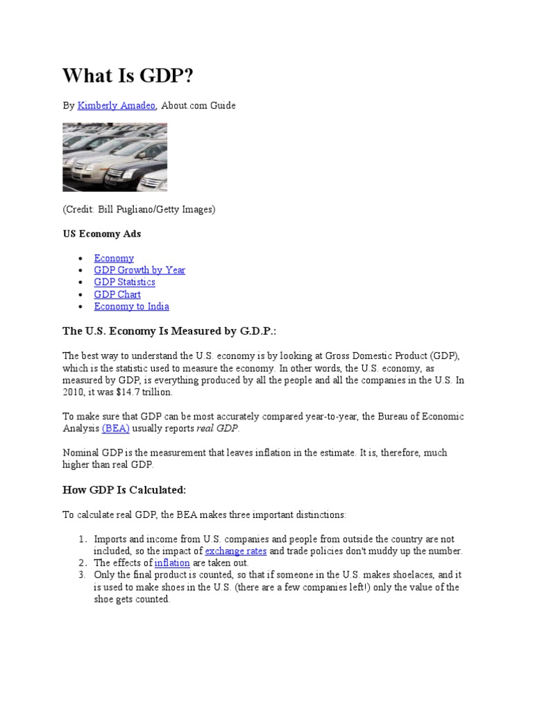 Understanding GDP and Its Impacts | PDF | Gross Domestic Product ...