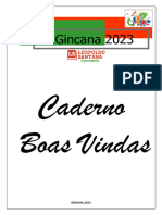 Caderno Boas Vindas - 2023