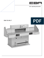 EBA721-06LT Operator Manual