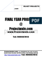 Final Year Projects @: Info @