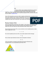 Materi Hukum Ohm RPP 2021