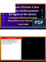 Analyse Dimensionnelle