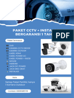Paket CCTV + Instalasi Bergaransi 1tahun