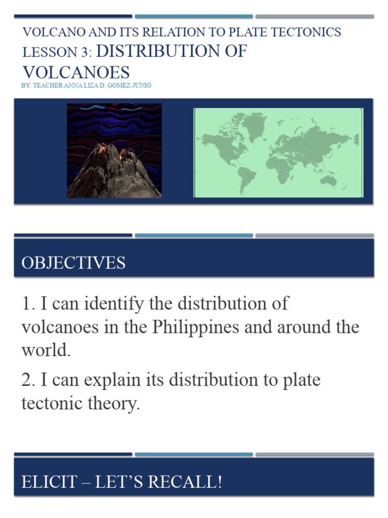 Volcano Distribution And Plate Tectonics Pdf Plate Tectonics Volcano