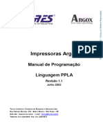 Argox Manual de Programação Linguagem PPLA