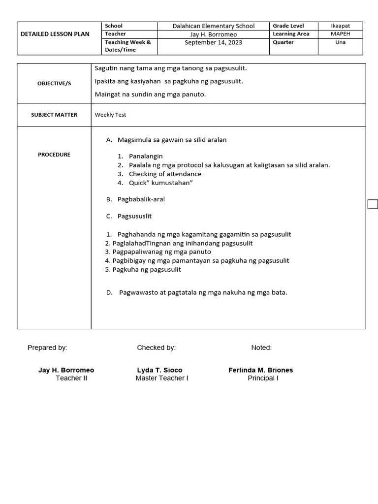 DLP Weekly Test | PDF