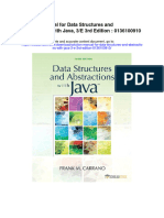 Solution Manual For Data Structures and Abstractions With Java 3 e 3rd Edition 0136100910