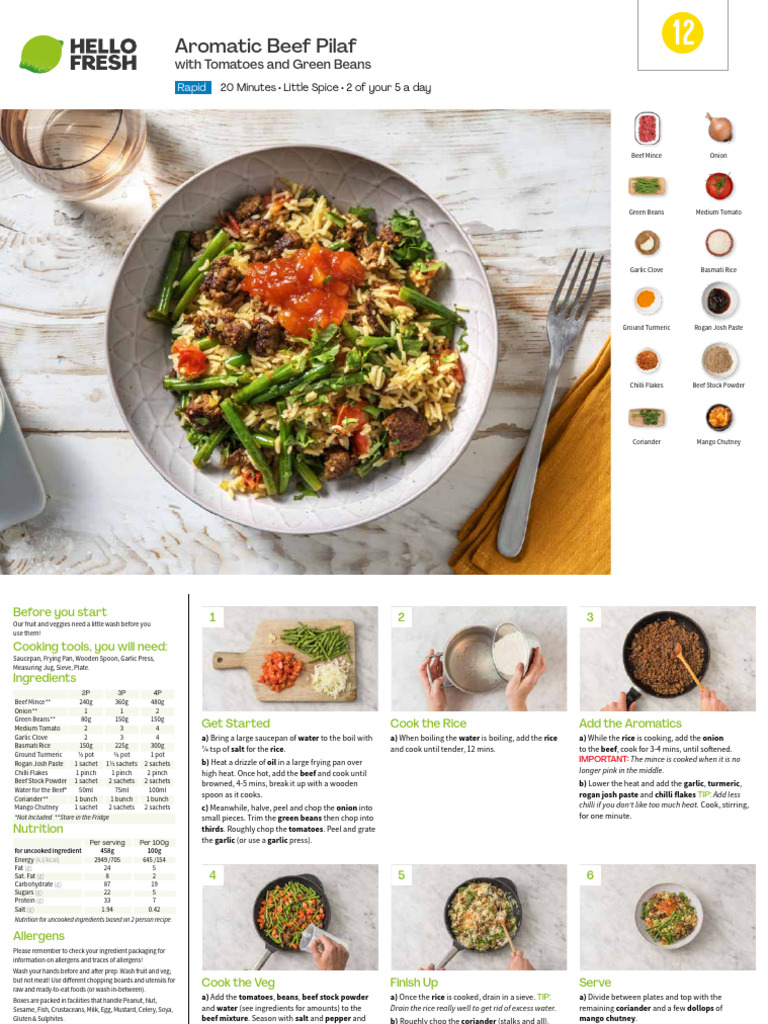 Aromatic Beef Pilaf Download Free PDF Cooking Chutney