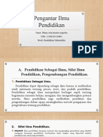 Pengantar Ilmu Pendidikan Dhanian PMTK