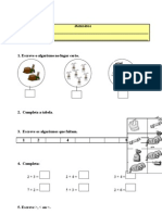 fichas de matemática