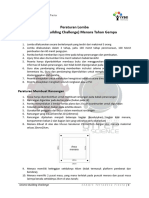 Peraturan Lomba Menara Tahan Gempa - Update