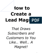 How To Create A Lead Magnet