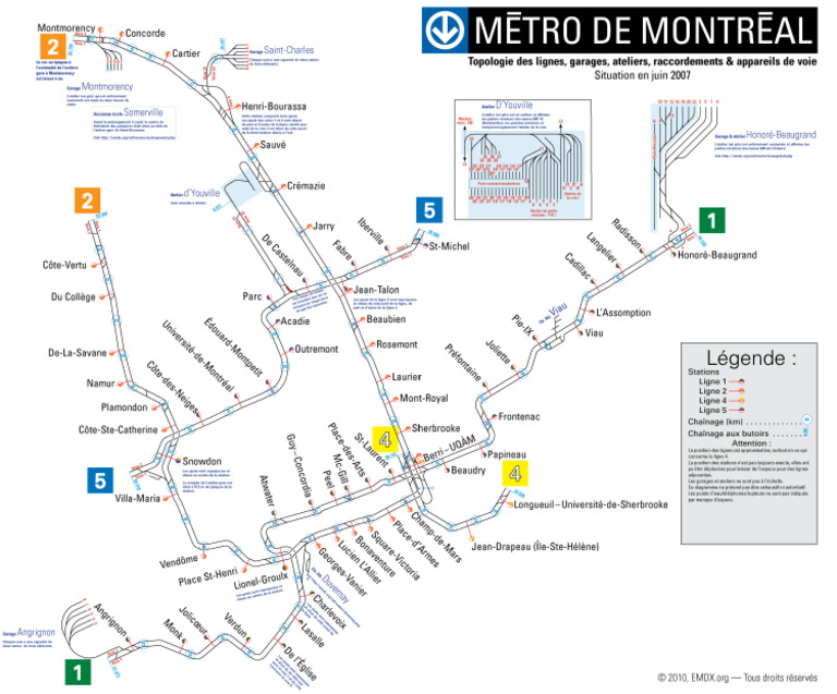 Plan Reseau Metro Montreal | PDF