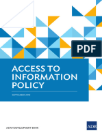 ADB - Access To Information Policy 2018