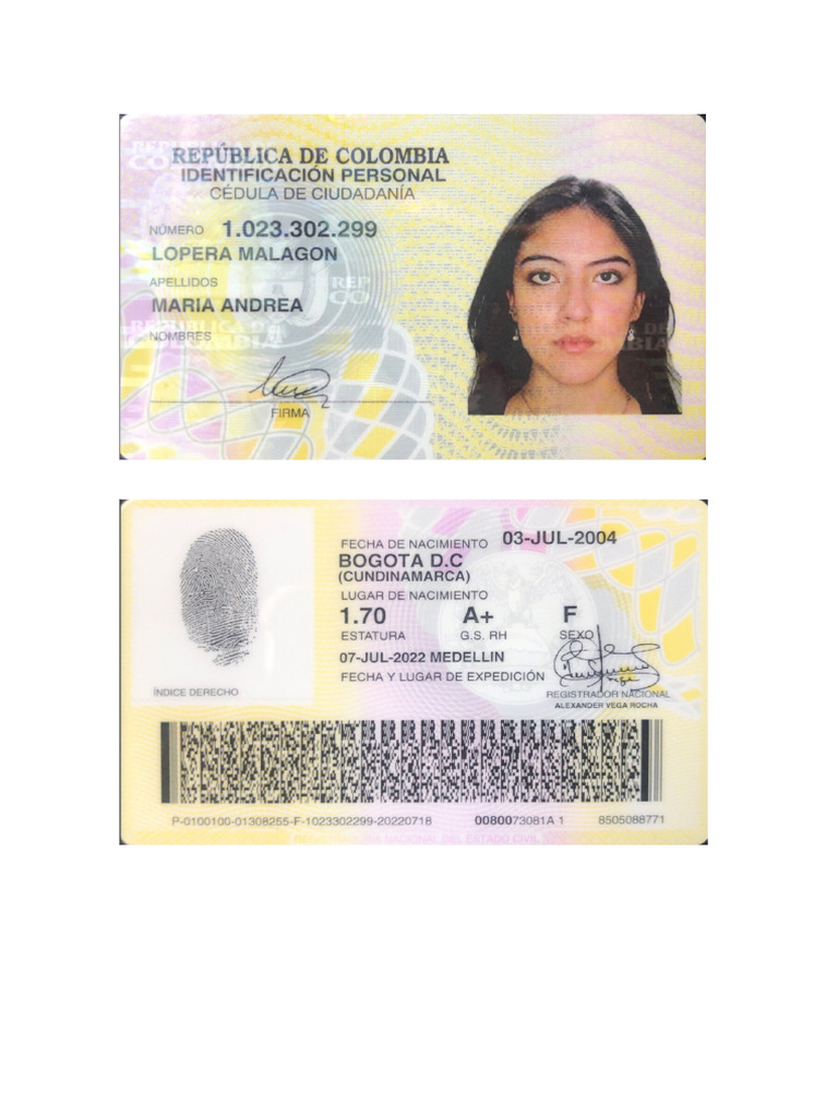 Copia Cedula | PDF