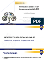 Prak. Survei Rekayasa - Road Design Dengan Civil 3D