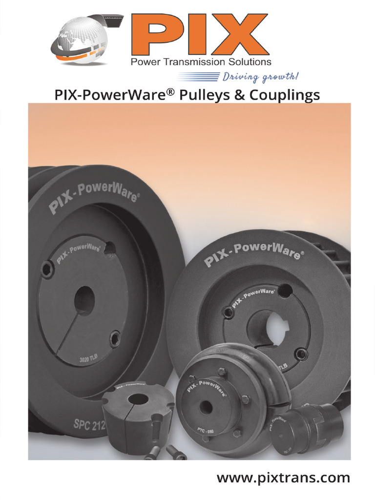 PIX PowerWare Pulleys & Couplings | PDF | Belt (Mechanical