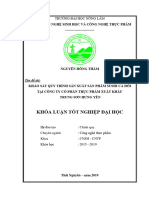 Khoá luận tốt nghiệp Đại học - Khảo sát quy trình sản xuất sản phẩm Sushi cá Hồi tại Công ty cổ phần thực phẩm xuất khẩu Trung Sơn Hưng Yên - 1422022