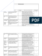 Risk Assessment For Studio Testing