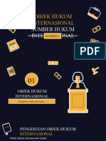 Persentasi Objek Hukum Internasional & Sumber Hukum Nternasional.