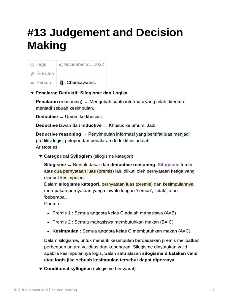 Kategori Premis dalam Penalaran Deduktif | PDF | Sains & Matematika