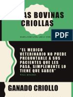 Razas Bovinas Criollas