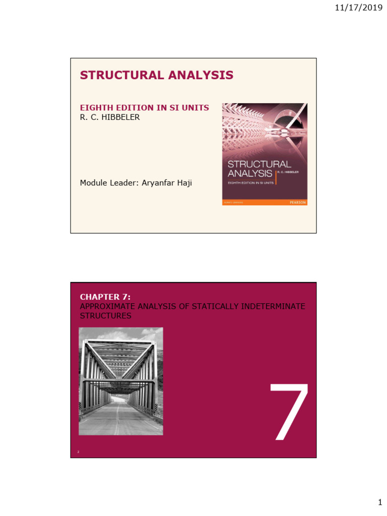 Approximate Analysis in Structural Engineering | PDF | Truss ...