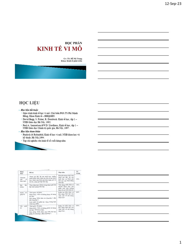 UEB Chương 1 | PDF