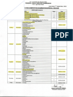 Date Sheet Competitive Examination Special CSS-2023