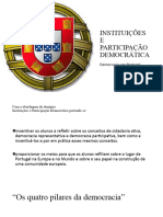 Democracia em Portugal Instituições