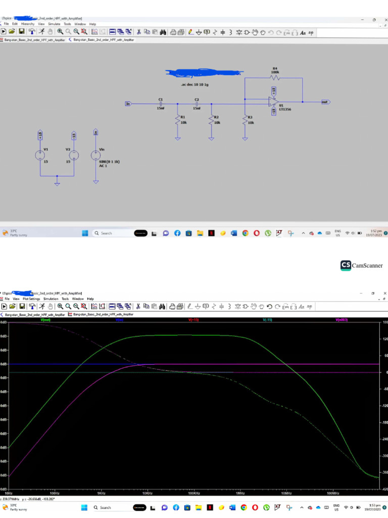 Basic 2nd Order HPF With Amplifier PDF