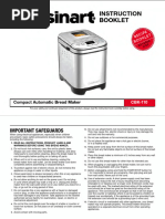 Cuisinart Bread Maker Manual Optimized