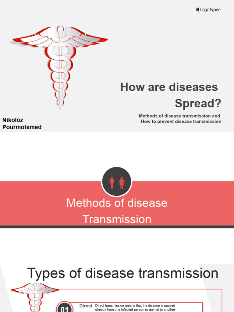White Medical Symbol PowerPoint Template PDF Infection Public Health