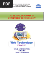 Com 225 Web Technology Theory