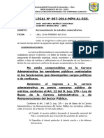 Opinion Legal Reconocimiento Estudios Universitarios VICTORIANO MARCIANO FONSECA QUISPE
