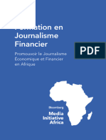 Brochure Formation en Journalisme Financier BMIA - 2023