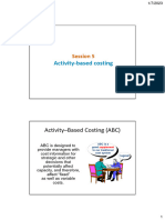 Session 5 - Activity-Based Costing