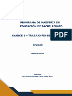 Formato - Avance 1 de Proyecto Final