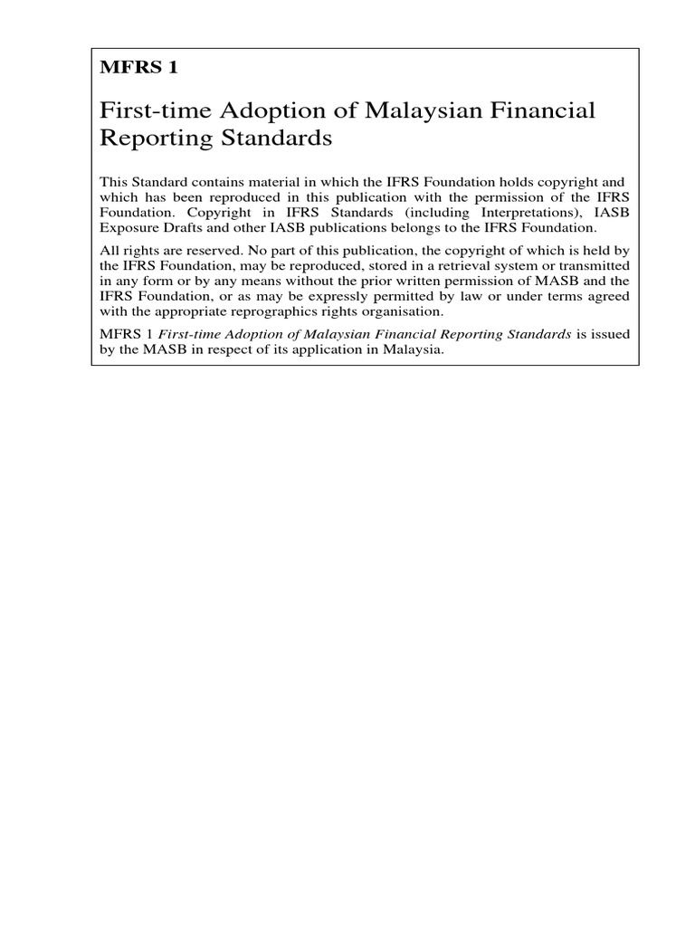 BV2021CR - MFRS1 First-Time Adoption of Malaysian Financial Reporting ...