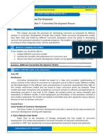 Module 5 Add The Teacher & The Curriculum 2020-2021