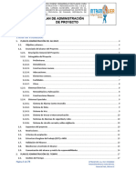 Plan de Administración de Proyecto - Intranover Rev