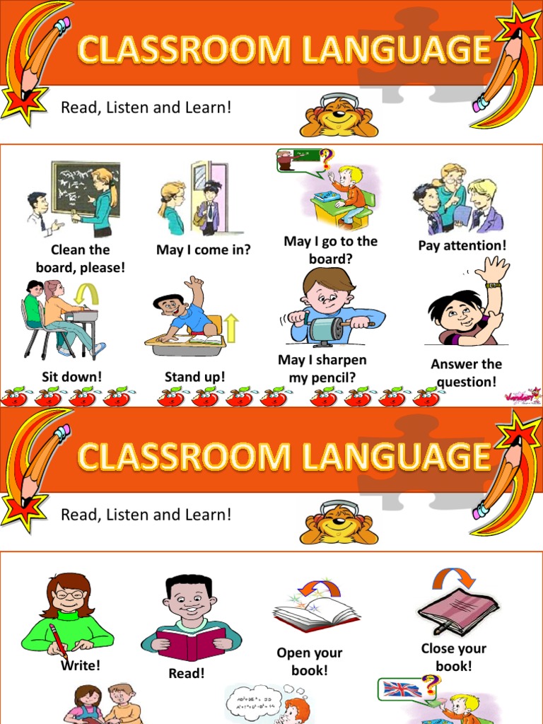 Classsroom Language | PDF | Career & Growth | Language Arts & Discipline