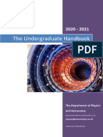The Undergraduate Handbook 2020-21