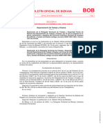 Boletín Oficial de Bizkaia: Administración Autonómica Del País Vasco