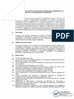 Protocolo de Actuación Conjunta e Intervención Subsidiaria en Materia de Transporte Terrestre