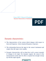 Dynamic - Characterstics of Instruments Aug 2023
